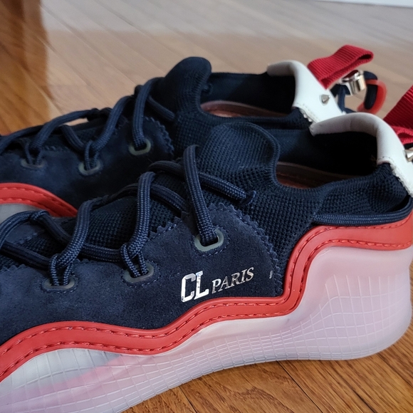 Authentic Christian Louboutin CL Paris Sneakers – Red Bottom Luxury - Picture 9 of 12